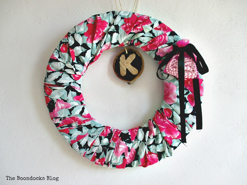 Pictur Colorful Summer Wreath www.theboondocksblog.come