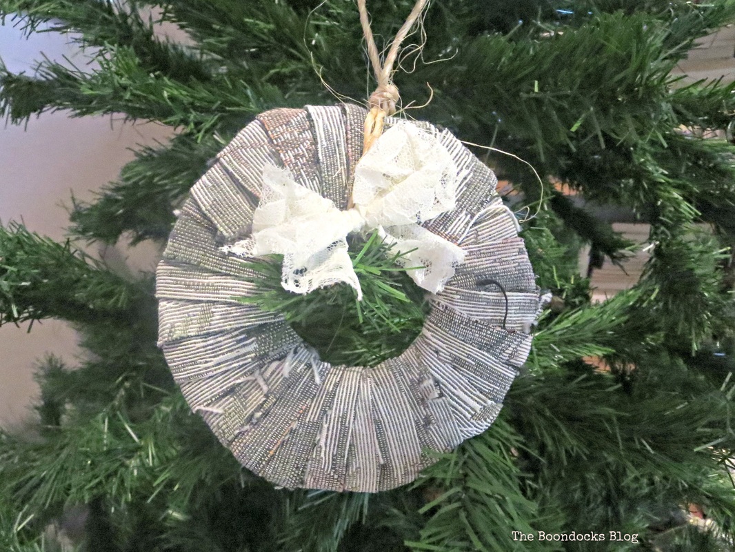 How to make Christmas ornaments from cardboard - the boondocks blog