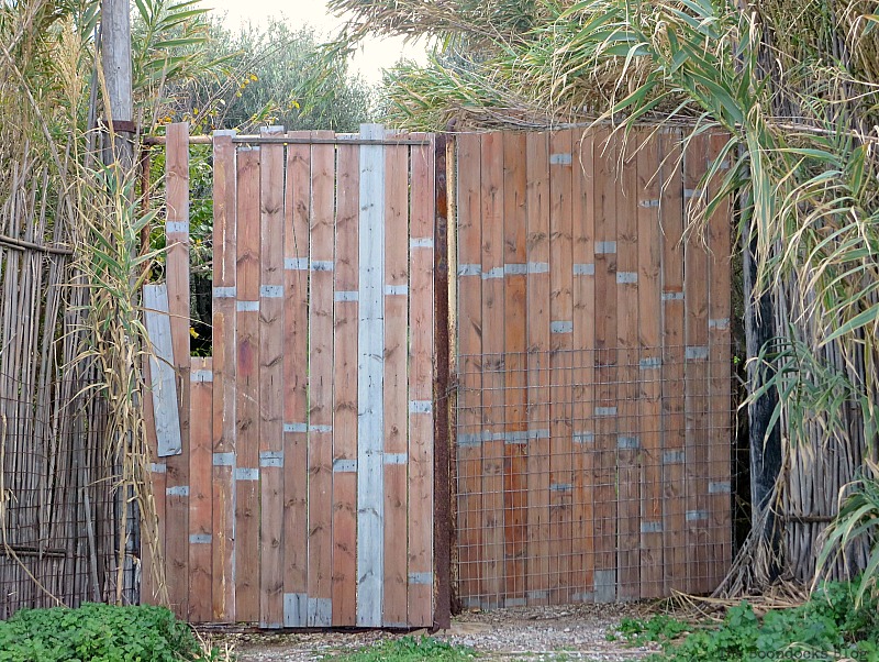 Reconstructed wooden gate, Doors and a Sorta Blogoversary www.theboondocksblog.com
