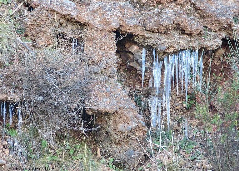 icicles, Snowy Mountains of Greece, www.theboondocksblog.com