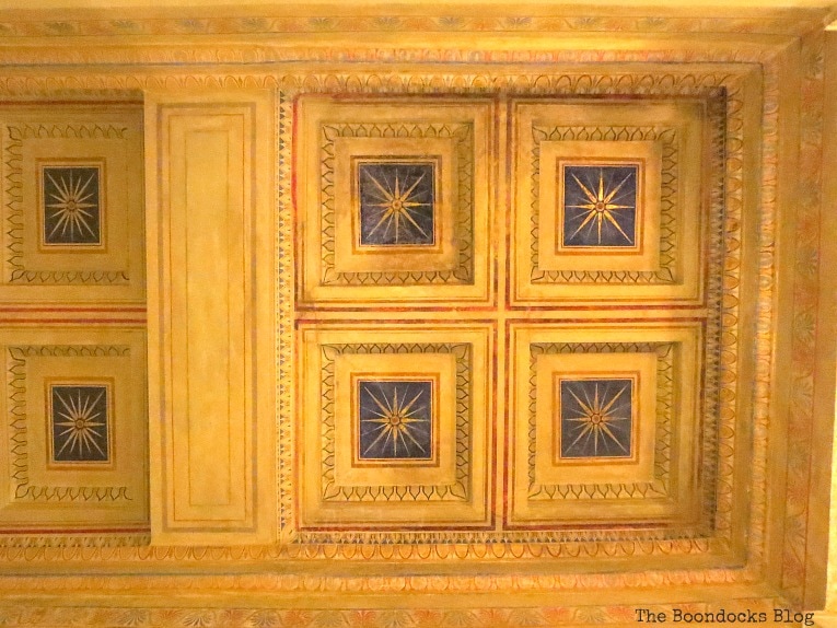 ceiling on stairway, An Old Greek Mansion in the Center of Town, www.theboondocksblog.com