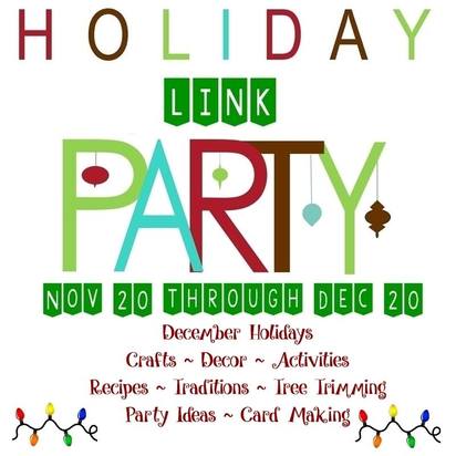 Holiday Link Party Graphic www.theboondocksblog.com