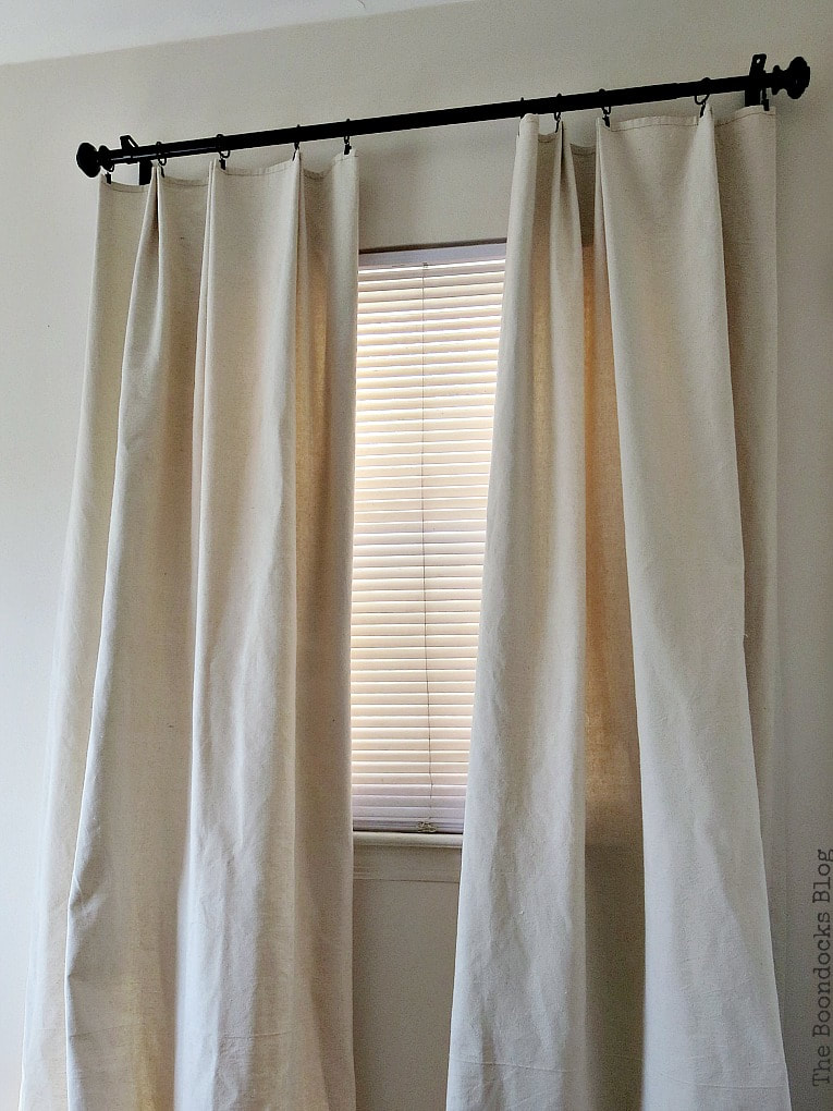 Pleated Drop Cloth Curtains, Drop Cloth Shower Curtain Diy