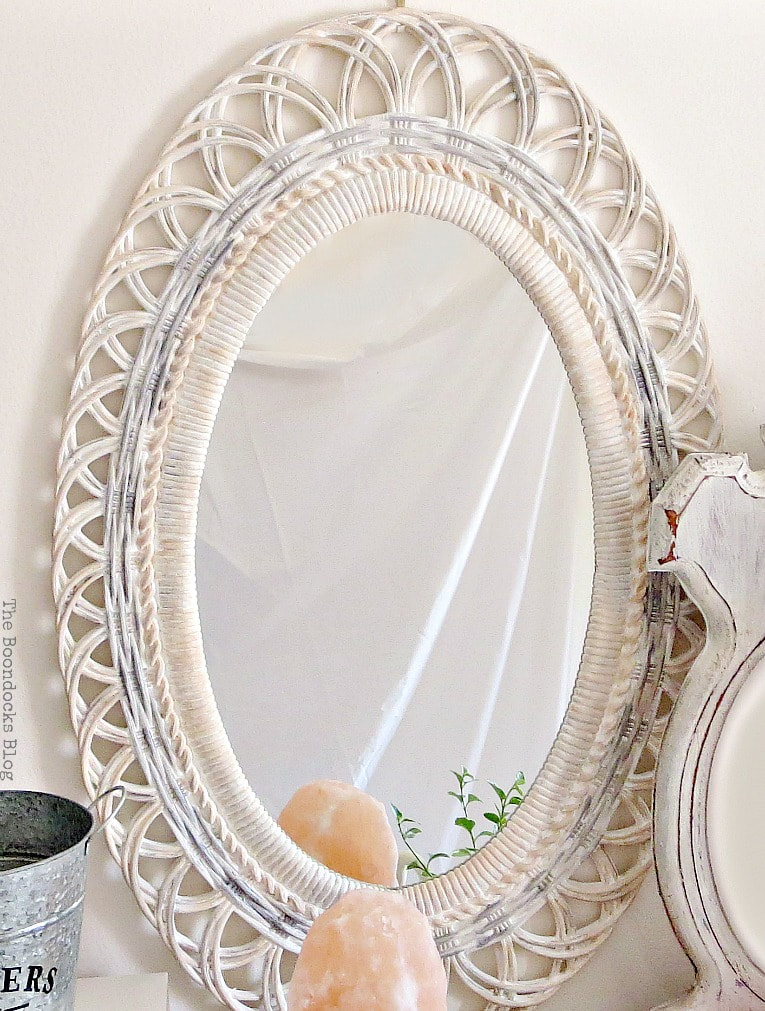 How To Save A Plastic Mirror from the Yard Sale - The Boondocks Blog