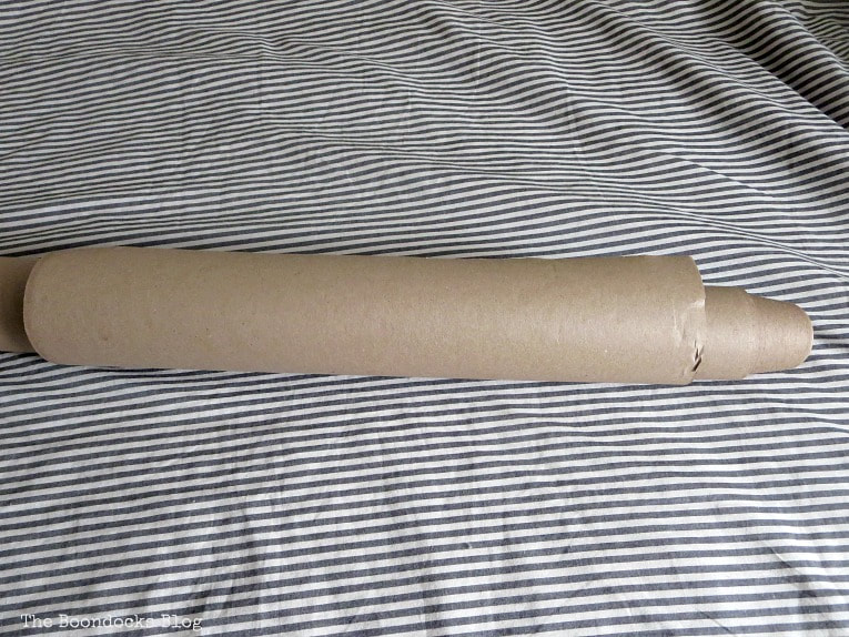 A roll of kraft paper.