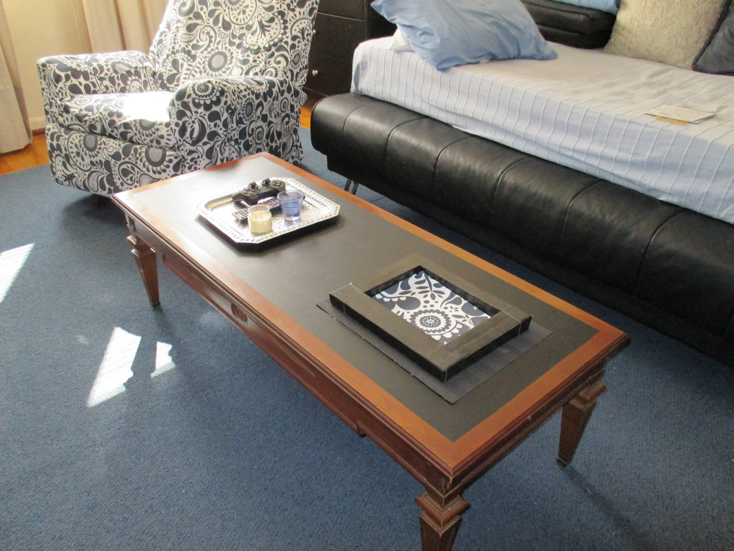 Old Coffee Table Before, How to Re-Invent your Old Coffee Table With Paint www.theboondocksblog.com