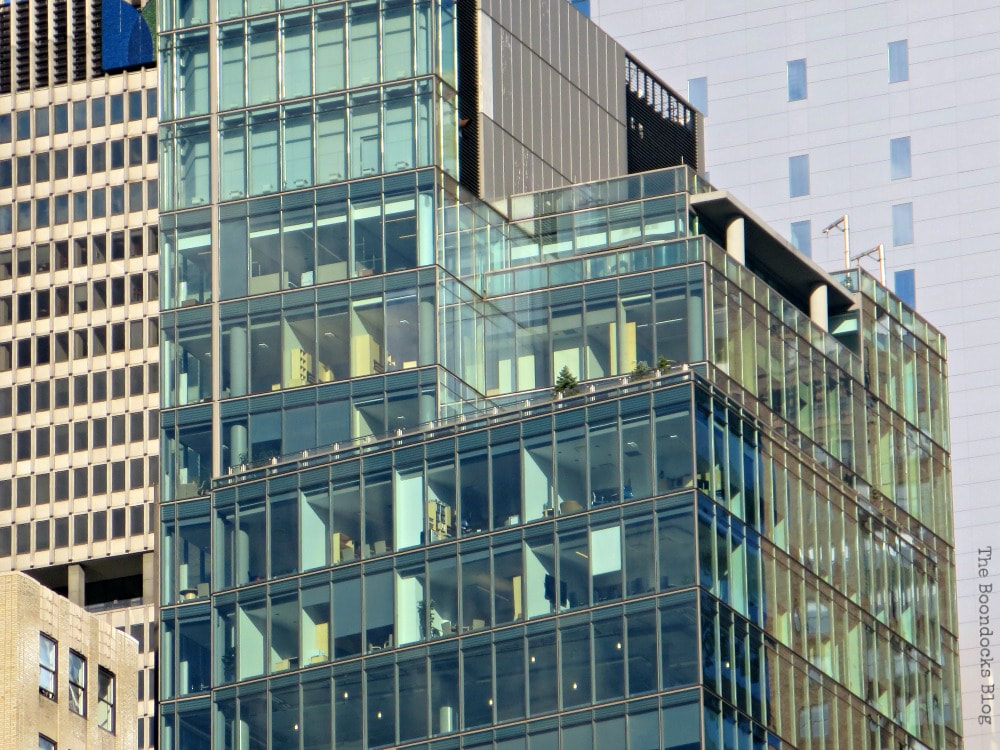 Glass building in mid town Manhattan, New York, A Visit to the Restored Bryant Park and its Surrounding Areas www.theboondocksblog.com