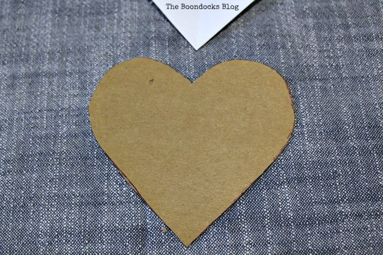 Cardboard heart, How to Make a Natural Clay Valentine's Heart Garland www.theboondocksblog.com